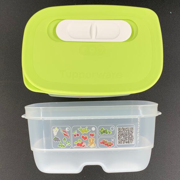 Tupperware FridgeSmart Containers Set Mini 1.5 Cup 375 mL Fresh Produce New - Picture 4 of 7